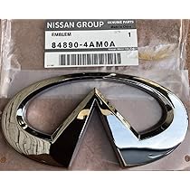 INFINITI エンブレム 黒　日産純正品　レパード　M30用 INFINITI エンブレム 黒 日産純正品 レパード M30用 - メルカリ